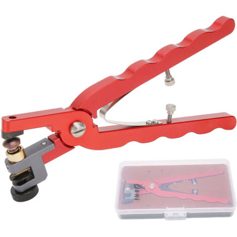 Pince à sertir pour bracelets de montre en cuir, outil de perçage pour bandes en acier inoxydable (1/5)