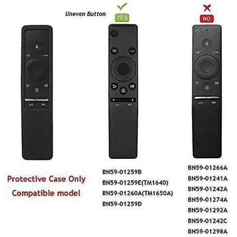 noir-housse De Protection Pour Tlcommande De Tv Etui Pour Tlcommande Housse De Protection Antidrapante En Silicone Coque Anti-rayures Antichoc (1/4)