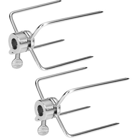 pinces Viande (2 Pices) Pince Viande, Pince Viande Pour Rtisserie, Pince Viande Double Pinces Viande Pour Poulet, Shish Kebab Et Autres (1/5)