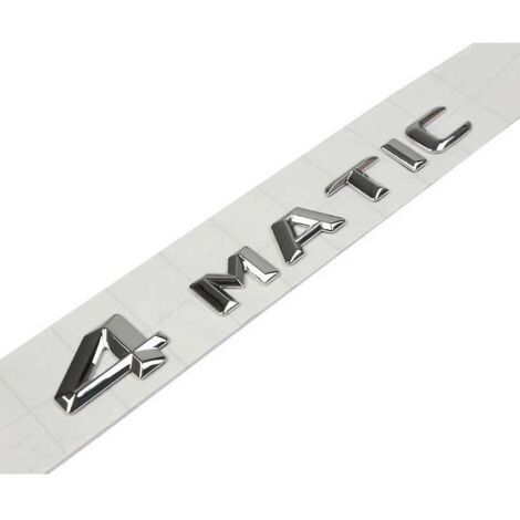 logo Argent Pour Voiture - Taille Originale - Pour Autocollant 4matic (1/5)