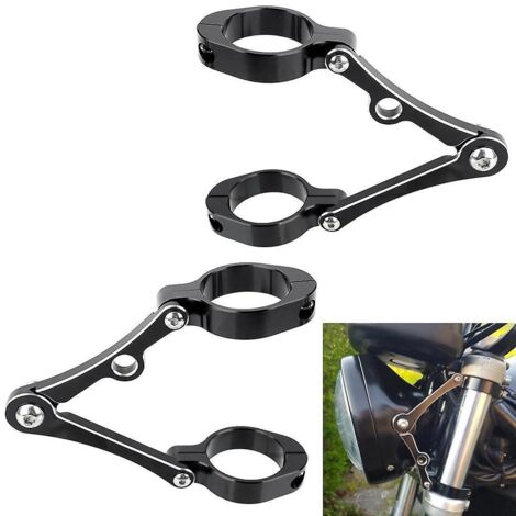 la Barre Lumineuse Monte Les Kits De Pince De Barre De Support De Montage, Tte De Support De Montage De Phare De Moto 39-41mm (1/4)
