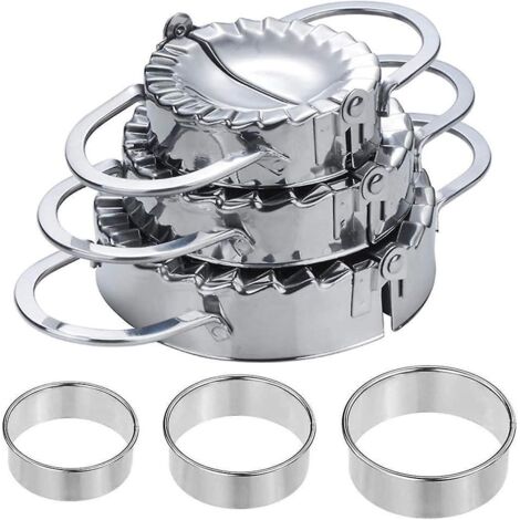6 Pices Ravioli Maker Et Moulle Ravioli Inox,acier Inoxydable Kit Ustensiles Raviolis,ustensiles De Cuisine, Outils De Ptisserie (1/4)