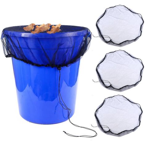 (97 Cm De Diamtre Noir)filet Pour Citerne De Pluie, Baril De Pluie En Filet Pour Tonneau De Pluie Couverture De Filet De Baril De Pluie Citerne De (1/5)