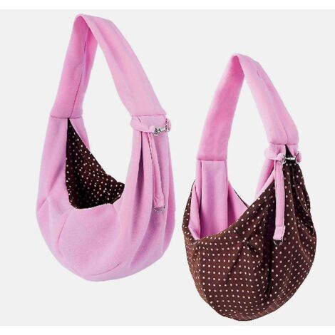 Couleur Rose-sac De Transport Pour Chat/chien, Single-paule Sling Sac De Transport Pour Chien Et Chat Animaux De Compagnie Sling Sac Transporteur (1/5)