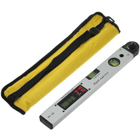 rgle D'angle Numrique, Rapporteur, Mesure De Longueur Et D'angle En Acier Inoxydable Avec Hold/rev, Zro Et Grand Ecran Lcd, Pour Le Travail Du Boi (1/5)