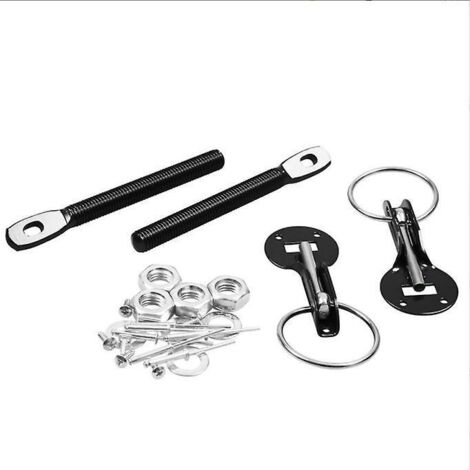 kit De Verrouillage Universel De Capot, Kit De Verrouillage De Cl De Goupille De Verrou De Capot De Course Pour De Voiture De Sport De Course En A (1/5)