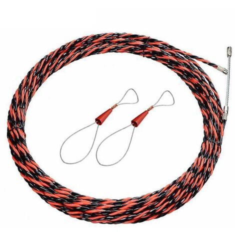 goupille De Tirage De Fil D'lectricien, 50m-5mm Diamtre De La Goupille De Tirage De Fil D'lectricien, Montage Rtractable Pour Le Tirage Et L'exten (1/5)