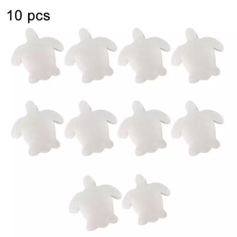 10 Pcs Ponge Spa Rutilisable Ponge Absorbant L'huile Durable Ponge Dcume Blanc Accessoire Spa Outils De Nettoyage Absorbe De Graisse Eponge Pour J (1/5)