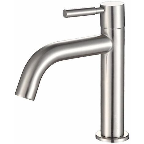 201 Coude Simple Coude Froid Lavabo Robinet De Lavabo (1/5)
