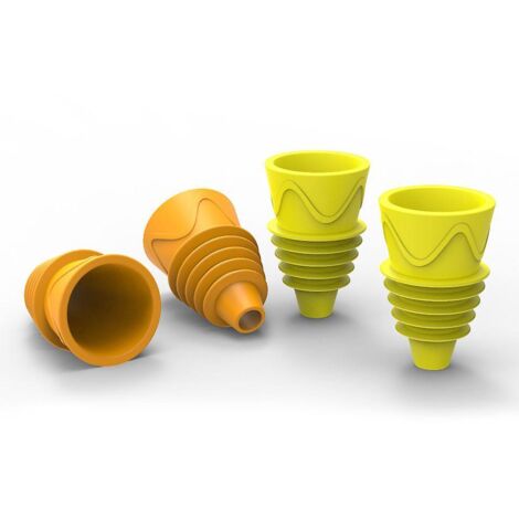 4 Pices Pige Mouches Des Fruits Rutilisable Attrape-mouches Fruits En Silicone Pige Mouches Rutilisable Moucherolle Moucherolle Mouches Des Fr (1/5)