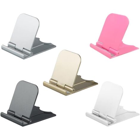 lot De 5 Supports Pliables Pour Tlphone Portable Universel Pour Tablettes, Lecteurs, Mini Ipad, Smartphone (1/5)