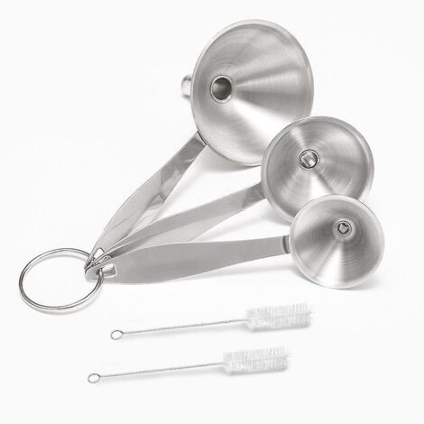 entonnoirs Pour La Cuisine Entonnoirs Inox Avec Long Manche - Petit Entonnoir Mtal Entonnoirs Cuisine Et Maison Pour Transfrer Des Liquides Et Des (1/5)