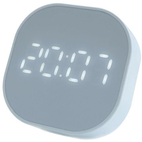 horloge Digitale Crative Et Intelligente - Bleu, Mini Cartoon Simple Digital Clock, Horloge Lectronique De Chevet Pour Tudiants (1/5)