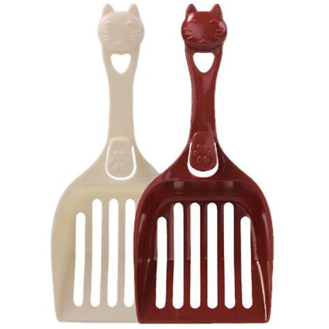 lot De 2 Grandes Pelles En Plastique Pour Chat Et Chat (1/5)
