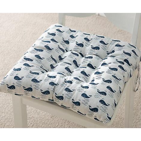 1 Coussin De Chaise 40x40 (petite Baleine), Coussin De Jardin Dcoratif, Polyester (1/5)