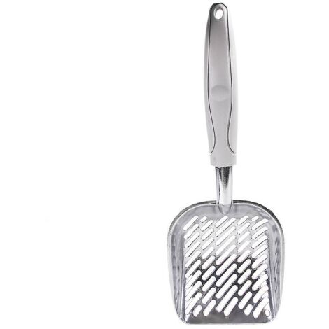 grise-spatule Solide Pour Animaux De Compagnie Litire Pour Chat Tamis Pelle Profonde Pelle Sable En Acier Inoxydable Outil De Nettoyage Pour Filt (1/5)