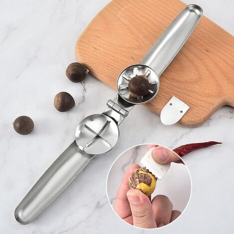 coupe Chataigne, Pince Chtaignes, Casse Noix Et Noisette, Ouvre Poele Pcan Sheller Opener Decoupe Chtaigne Clip Cuisine (1/5)