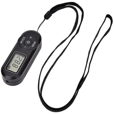 1 Radio De Poche Personnel Fm Mini Rcepteur Portable, Avec Affichage Numrique Lcd Numrique, Casque, Radio Walkman De Poche Avec Prrglage, Pour Le (1/5)