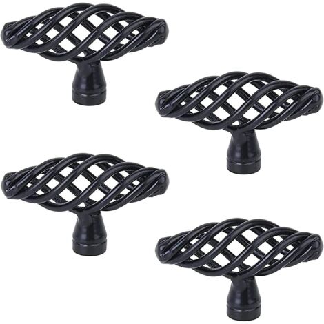 4 Pices Poigne Meubles Anciens Avec Vis Poignes Meuble Cage Oiseaux Vintage, Lgance Classique, Pour Meubles, Armoires, Portes Et Fentres, Salle B (1/5)