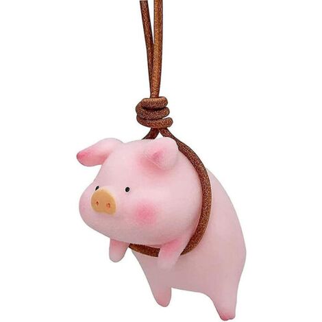 le Cochon Rose, Voiture Suspendue Ornement Miroir De Voiture Suspendu Pendentif Pendentif Voiture Intrieur Dcoration Automatique Accessoires (1/5)