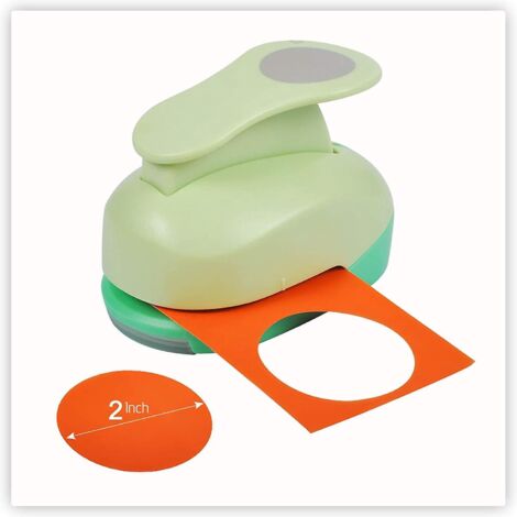 poinon De Papier De 2 Pouces (couleur Alatoire), Le Poinon Circulaire En Forme De Poinon Fait La Main Est Trs Appropri Pour La Ralisation De Proj (1/5)