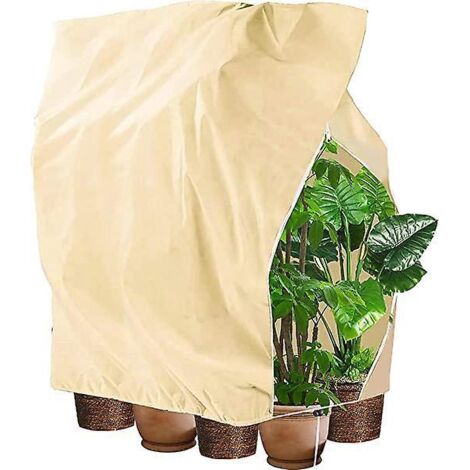 housse De Protection Contre Le Gel Pour Plantes D'hiver Housse De Plantes Pour Plantes Avec Fermeture Clair Et Cordon De Serrage Paissir La Des Pl (1/5)