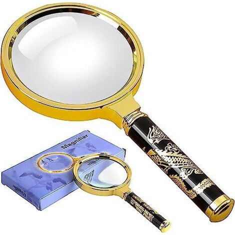 loupe De Lecture 10x, Loupe 70 Mm Pour La Lecture Haute Dfinition Et Loupe De Lecture Lgre Pour Les Personnes Ges Avec Bijoux Artisanat Livres Pas (1/5)