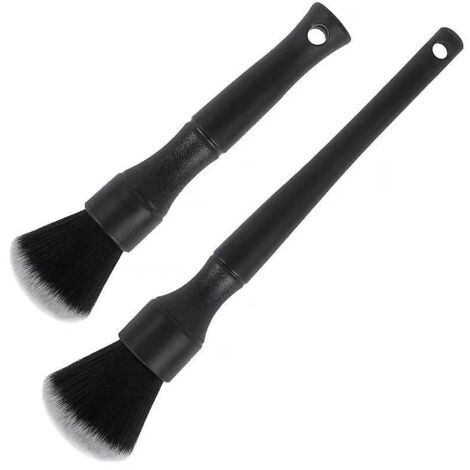 brosse Nettoyage Voiture,2 Pcs Pinceau De Dtail,brosse Dtails Automatiques,kit De Brosse Nettoyage Voiture Interieur Exterieur,detailing Pinceau (1/5)