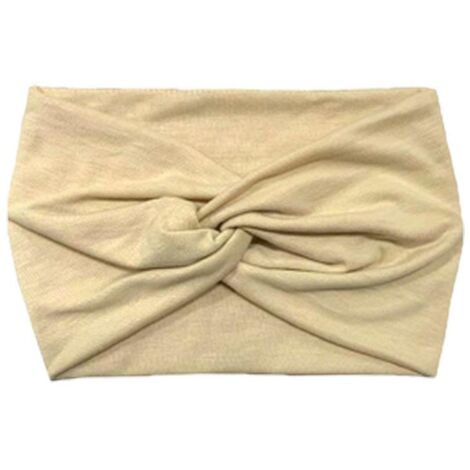 5 Pices (couleur De L'image) Bandeau Largissant - Bandeau Crois De Sport Pour Femme - Bandeau Lastique De Yoga - Bandana Pour Cheveux Absorbant La (1/5)