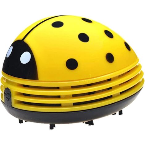 aspirateur Poussire Coccinelle, Aspirateur Coccinelle, Dessin Anim Adorable Plastique Abs Aliment Par Batterie Mini Aspirateur Coccinelle Pour La (1/5)