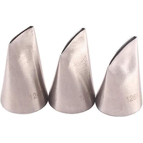 3 Pices Austin Rose Douille Patisserie, Douille Ptale De Fleur En Inox Pour Dcoration De Gteaux (1/5)