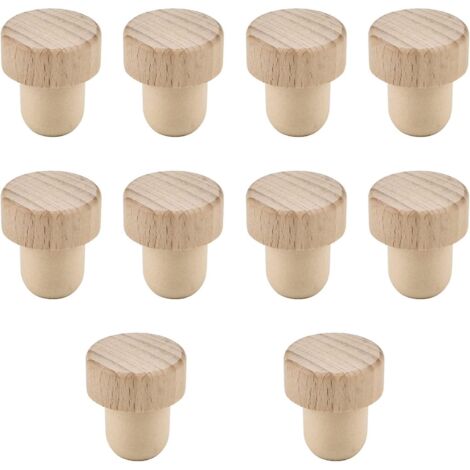 lot De 10 Bouchons En Forme De T Pour Bouteille De Vin, Bouchon Liege, Bouchons En Forme De T Rutilisables Pour Huiles, Boissons Ou Liquides (1/5)