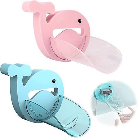 2 Pices Extensions De Robinets Pour Enfants, Accessoires De Robinet En Forme De Baleine Pour Bb, Extensions De Robinet En Pet, Extensions De Robin (1/5)