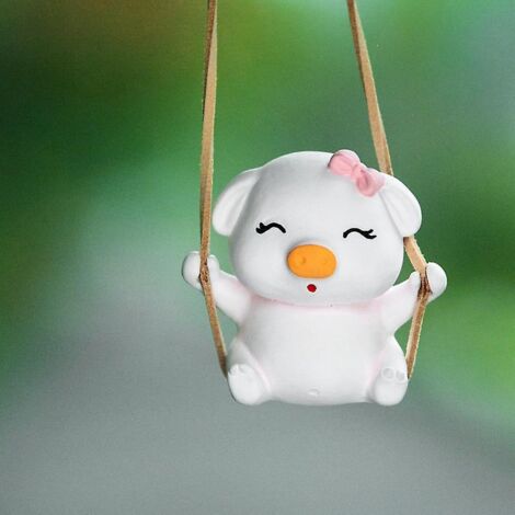voiture Suspendue Mignon Petit Cochon Ornement Miroir De Voiture Suspendu Pendentif Pendentif Voiture Intrieur Dcoration Automatique Accessoires (1/4)