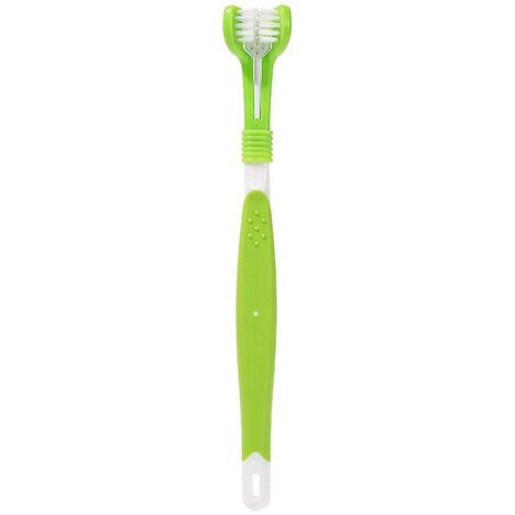 3 Piece Pet Toothbrush Set, Green Dog Toothbrush Fingertips Doigts De Brosse Dents En Silicone Pour Chiens Et Chats Pour Amliorer L'hygine Bucco- (1/5)