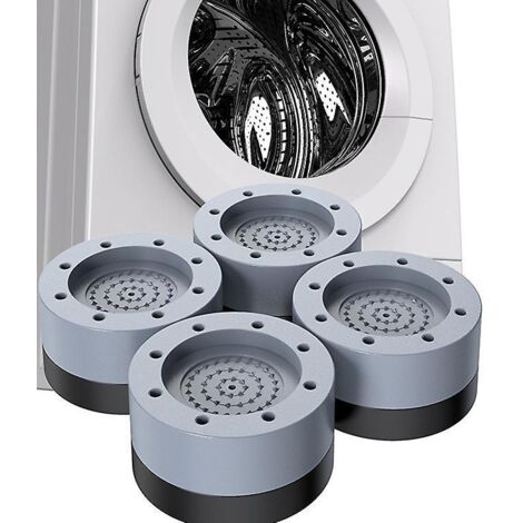 4 Pices Tapis Anti-vibration Pour Machine Laver, Tampons Pieds De Machine Laver, Empchent Le Bruit De Bouger, Pour Lave-linge Et Sche-linge (7c (1/5)
