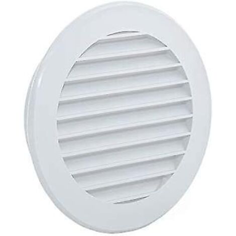 grille De Ventilation En Plastique - Protection Contre Les Insectes.-, Blanc (1/4)