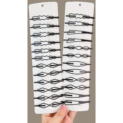 24 Pices Pinces Cheveux En Mtal Gomtrique Barrettes Cheveux Dlicates Minimalistes Accessoires De Cheveux En Mtal Pour Femmes Accessoires De Chap (1/5)