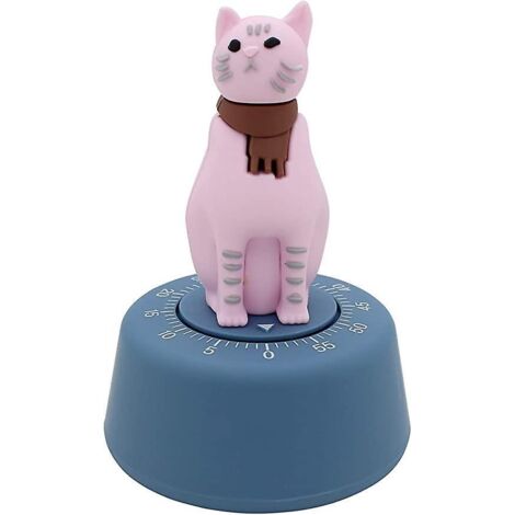 minuterie Minuterie De Cuisine Mcanique En Forme De Chat En Forme De Chat(rose) (1/5)