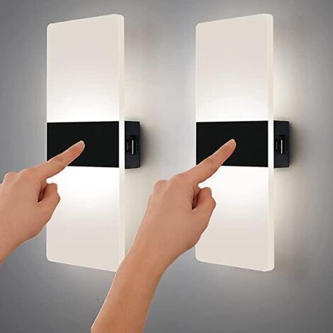 applique Murale Led Avec Dtecteur De Mouvement Intrieur, Lampe Murale Piles Veilleuse Usb Rechargeable Batterie Lumire De Capteur De Mouvement Ac (1/5)