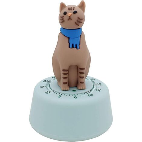 minuterie Minuterie De Cuisine Mcanique En Forme De Chat En Forme De Chat(marron) (1/5)