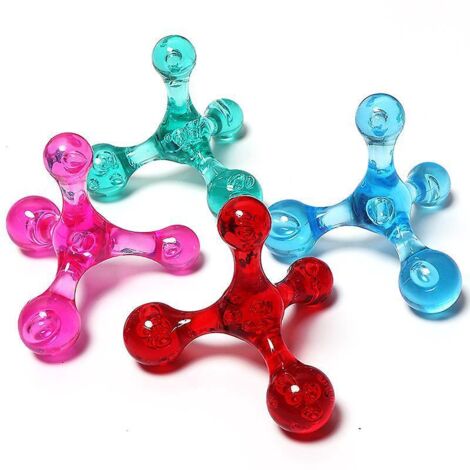 4pcs Appareil De Massage 4 Points Pour Le Dos, Le Cou, Les Paules Et Les Pieds, Relchement Myofascial Trigger Massage (1/5)