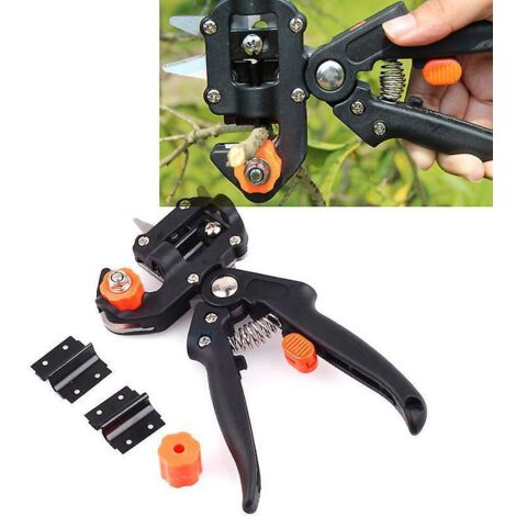 ciseaux De Greffage Professionnels, Outil Efficace Scateur De Jardinage, Parfaits Pour Couper Branches D'arbres Fruitiers, Llagage Et Greffage De (1/5)