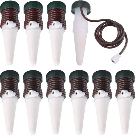 systme D'arrosage Automatique De 10 Paquets, Adapt Au Systme De Libration Lente D'irrigation Goutte Goutte De Plantes D'intrieur Ou D'extrieur (1/5)
