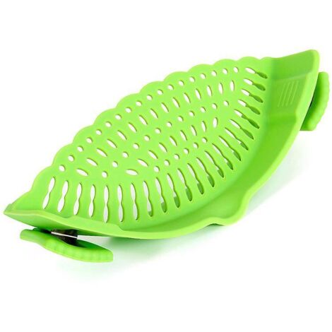 2pcs Passoire De Cuisine Silicone Suspendue Tamis La Farine Avec Poigne Mailles Fine Pour Poudre Ptisserie Goutter Nouille Riz Passer Sauces Filtr (1/5)