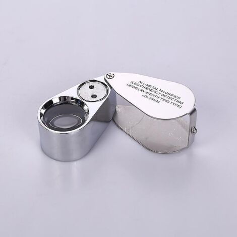 1 Pices Loupe De Bijoutier Loupe Yeux Bijoutiers Illumine 30x 60x 90x Boucle Loupe Bijoux Avec Lumire Noire Uv Et Lumire Led Brillante Pour Diaman (1/5)