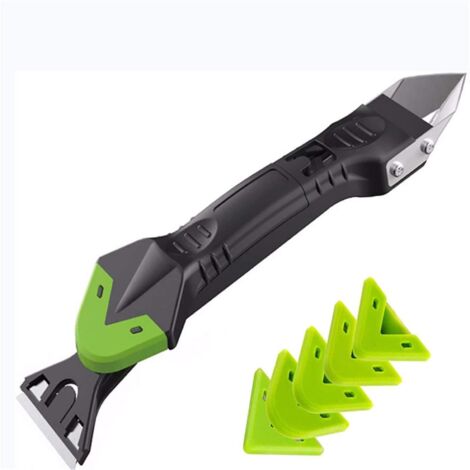 outil De Retrait De Silicone, Grattoir De Verre, Outil De Finition De Mastic En Silicone, Outil De Coupe Pour Enlever Les Joints De Peinture, Outi (1/5)