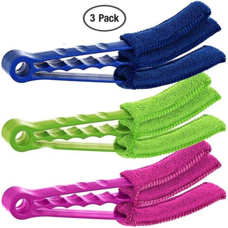lot De 3 Plumeaux Pour Stores, Climatiseur - Avec Manchons En Microfibre (1/5)