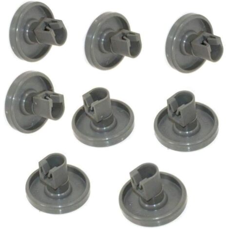 jeu Complet De 8 Roues-roulettes Lave Vaisselle Pour Panier Infrieur - Compatible Avec Privileg, Faure, Aeg, Electrolux, Zanussi (1/5)