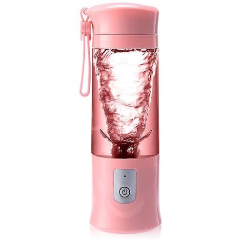 blender, Portable Mixeur Des Fruits,mini Blender Usb Pour Smoothie,milk-shake,jus De Fruits,blender Portable 350-420 Ml 6 Lames Pour Sport Et Voya (1/5)